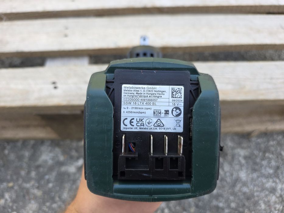 Metabo SSW 18 LTX 400 BL klucz udarowy 1/2 cala rok 2024