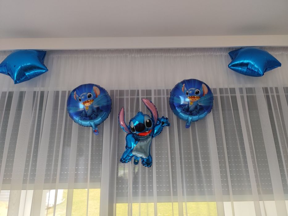 Figurka i balony Stich