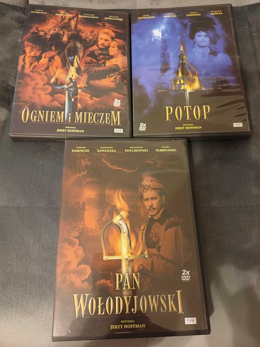Trylogia Sienkiewicza - filmy dvd.