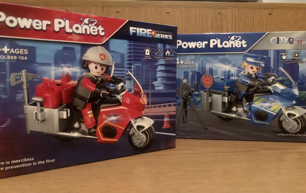 Policia/Bombeiro Tipo Playmobil ( *NOVO )