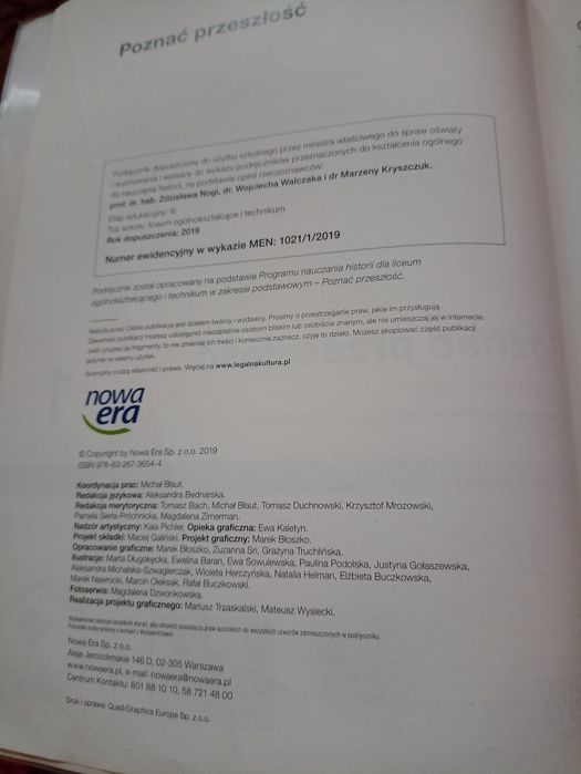 Poznać przeszłość 1 nowa era