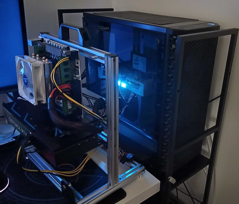 Kompaktowy komputer, Intel Xeon E5 2676 V3, RTX 2060, SSD, Windows 10