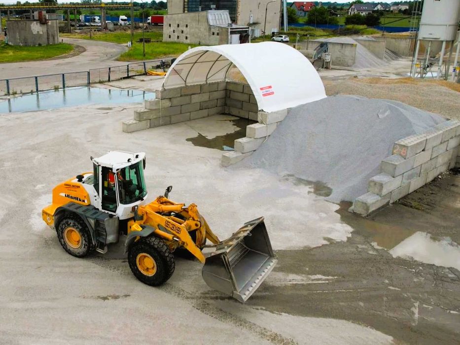 Zadaszenie Kontenerowe 8x6m Lato/ Zima (wiata tunelowa, magazyn)