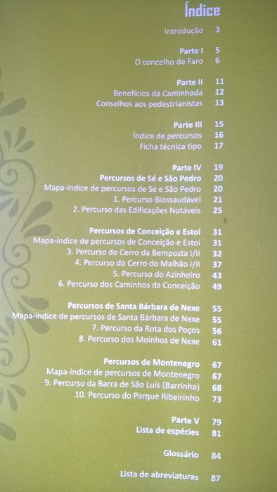Guia de Percursos Pedestres de Faro (portes incluídos)
