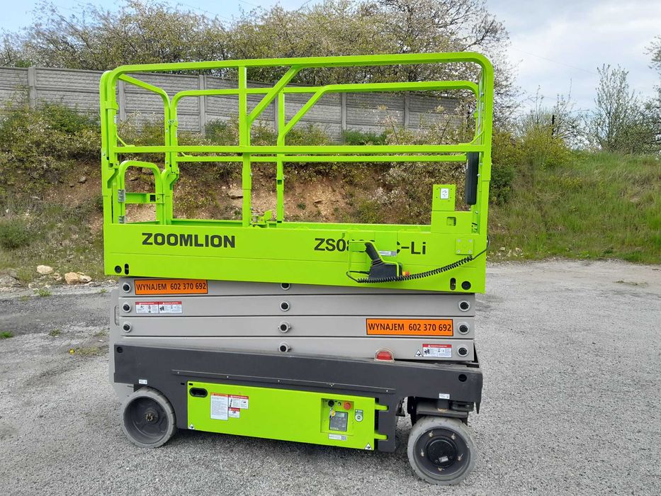 wynajem/podnośnik nożycowy/zwyżka/podest samojezdny/10m 12m 14m/