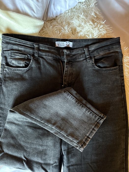 Сірі мом джинси