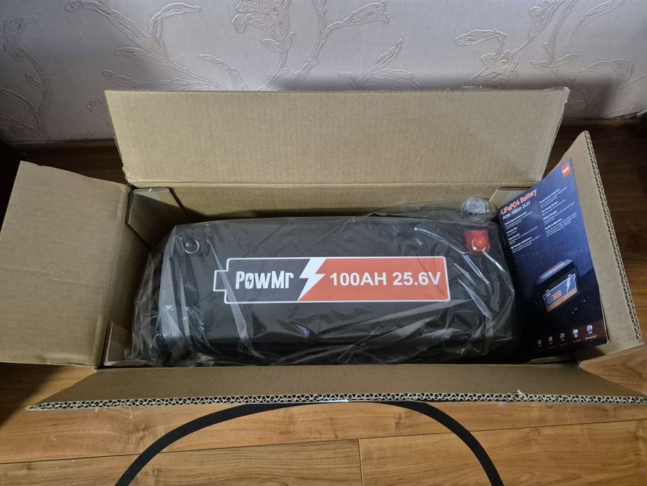 Акумулятор PowMr 25.6V 100Ah lifepo4