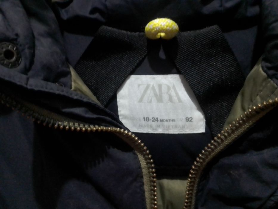 Casaco Zara TAM 18/24 meses impecável