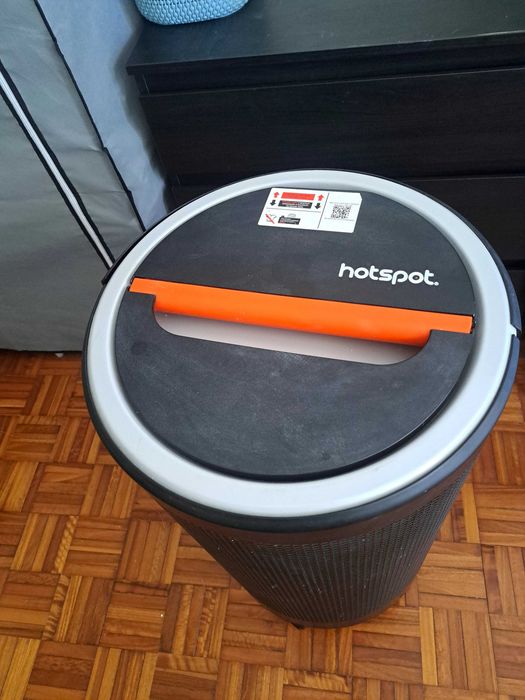 Aquecedor a gás da Galp com botija