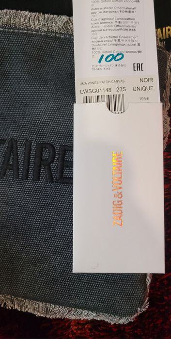 Bolsa ZADIG&VOLTAIRE. 80euros