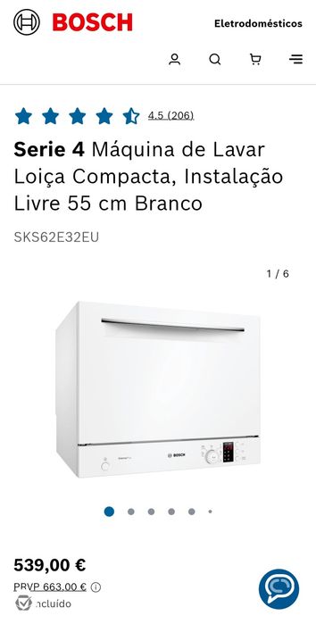 Máquina de Lavar Loiça pequena