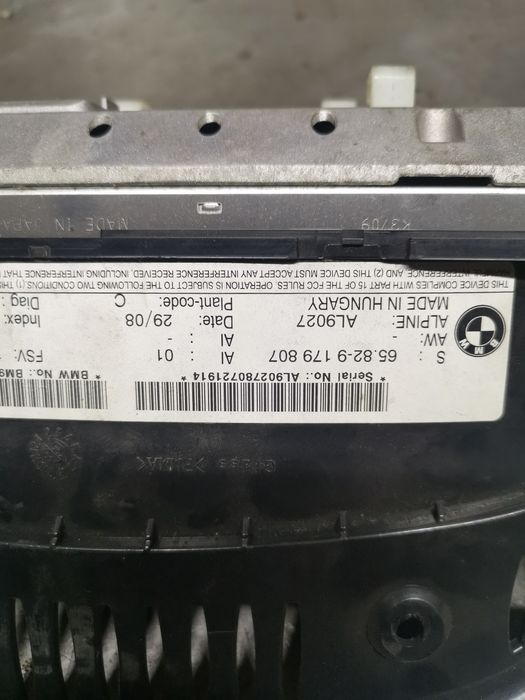 BMW E90 E91 monitor wyświetlacz Navi nawigacji