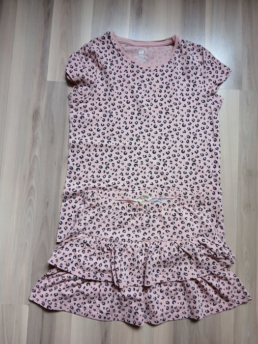 Bluzka i spódnica H&M dziecięce .Komplet 100% bawełna