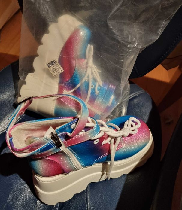 Sapatilhas de ganga c fecho,Novo e sapatilhas bota novo,ULTIMOS PARES