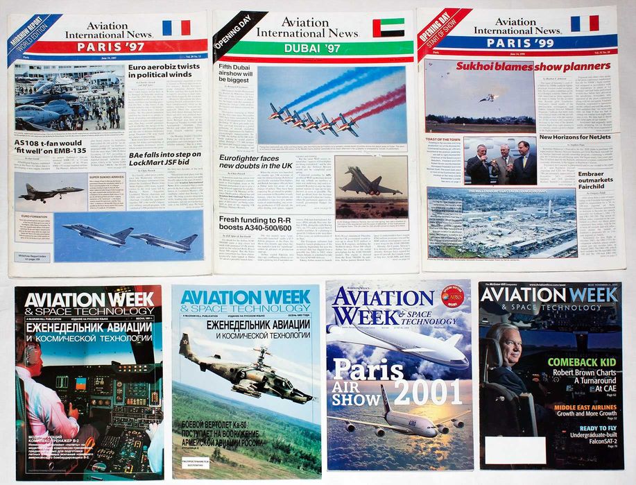 Авиационные журналы. Зарубежные. 46 шт.