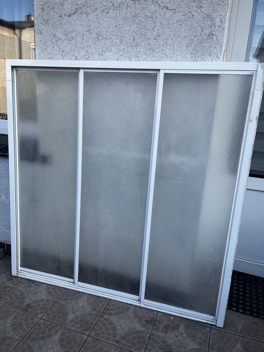 Parawan nawannowy trzyskrzydłowy, zasłona do wanny