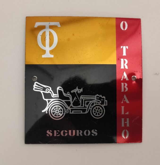 Chapa / placa Seguro Antigas