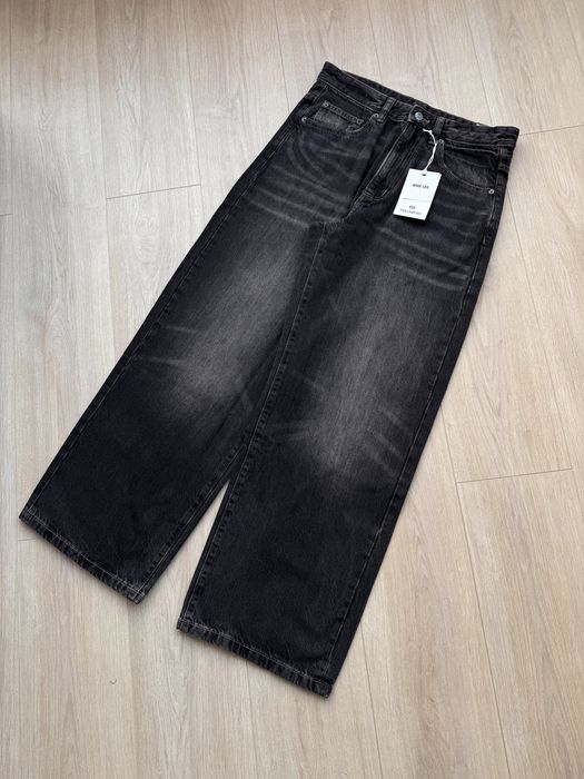 Широкі Джинси Pull&Bear Wide Fit Оригінал Нові Широкие Джинсы Чорні