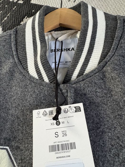 Bluza kurtka pikowana ocieplana Bershka