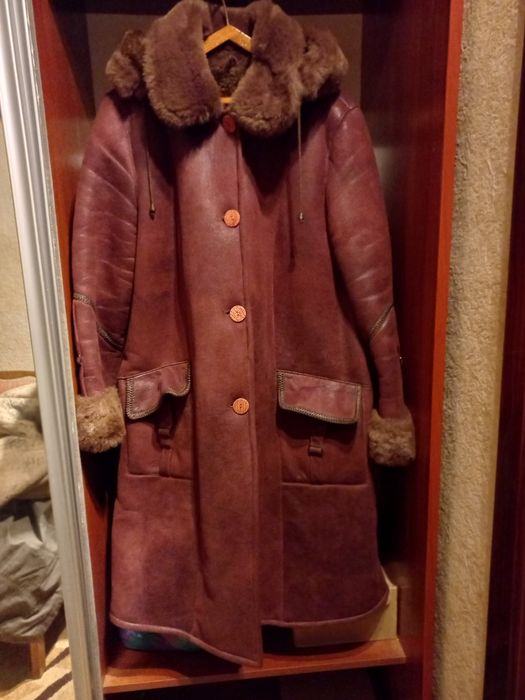 Дубльонка жіноча коричнева