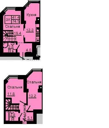 ‼️Розстрочка‼️Видова  двохрівнева  3х квартира в ЖК Софія Нова