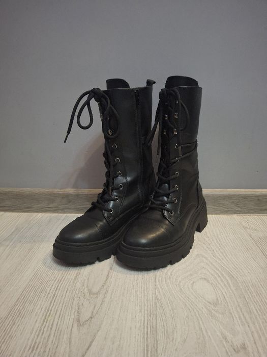 Kozaki / trapery 37, użyte 2x