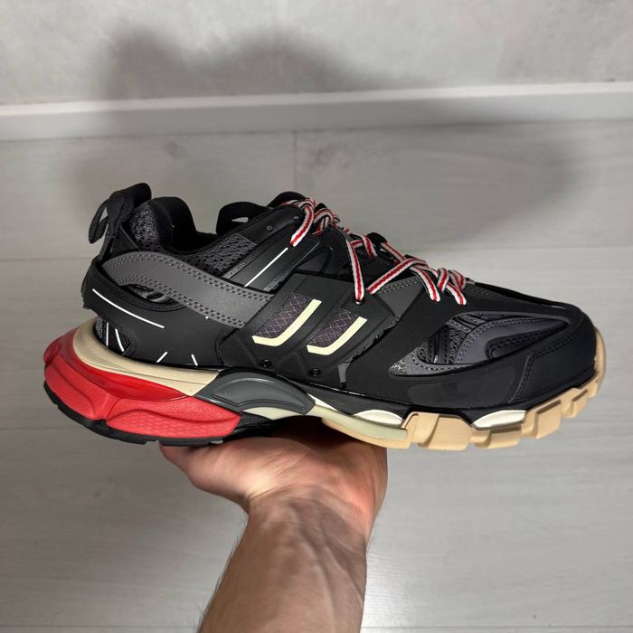 Balenciaga Track Black/Red/Cream