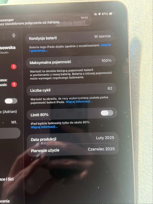 iPad air11 7 generacja procesor m3 128gb