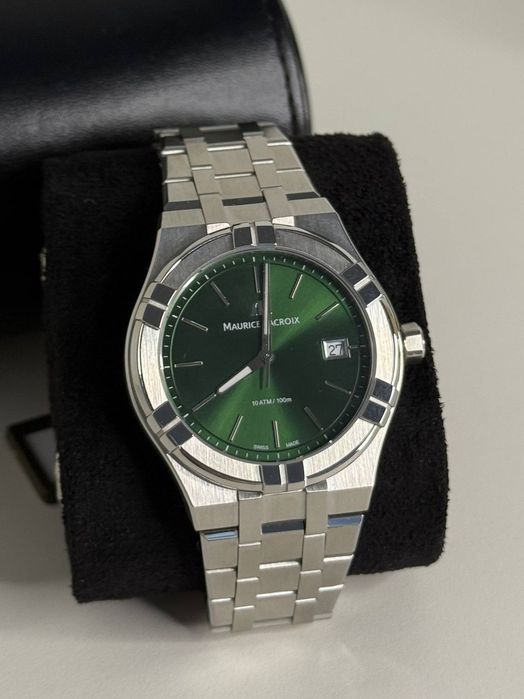 Годинник Maurice Lacroix AIKON Quartz 40mm AI1108-SS002-630-1 (Клас ААА)