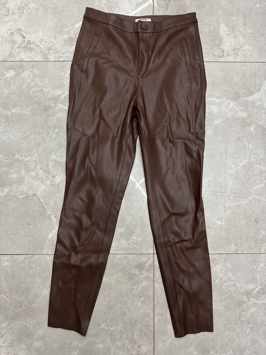 Spodnie z eko skóry