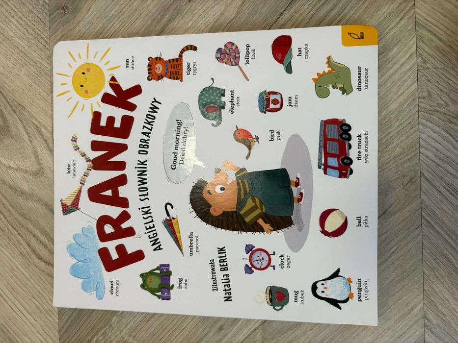 Jeżyk Franek Angielski Słownik Obrazkowy do nauki języka Angielskiego