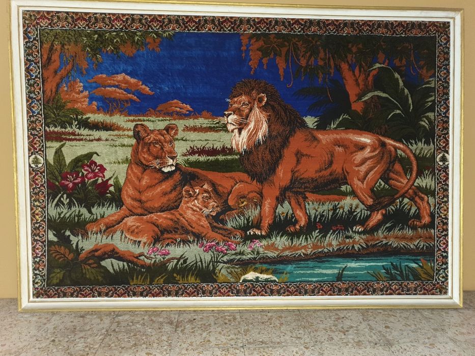 Tapestry "Lions of Lebanon" LARGE SIZE