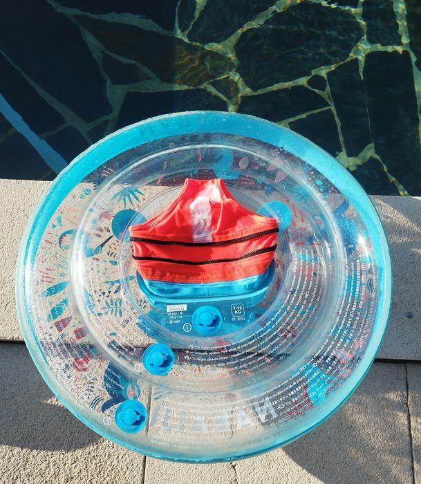 Boia Insuflável Nabaiji com Colete Integrado (7-15 kg) - Como Nova