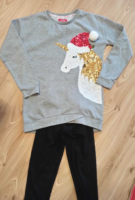 Bluza  Unicorn r. 152 i leginsy