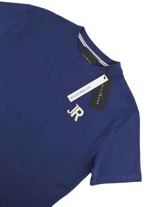 JOHN RICHMOND Нова чоловіча синя футболка. Оригінал. XL-2XL