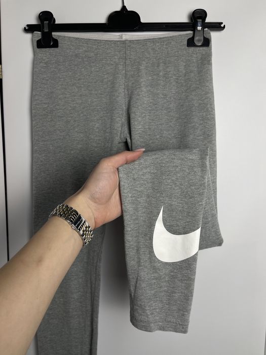 Спортивні лосіни nike just do it swoosh сірі леггінси найк оригінал