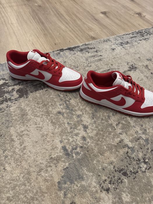 Nike dunk red/white