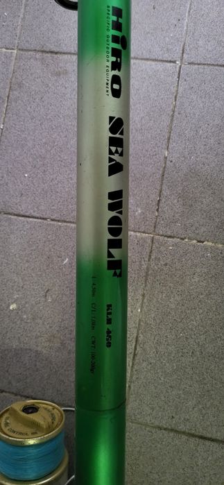 Canas de surf casting 4,5 m com carreto
