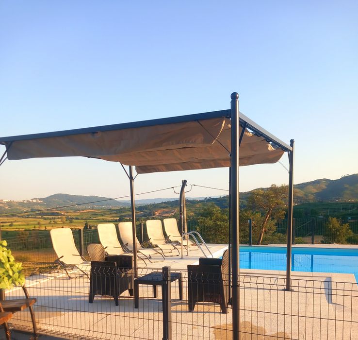 Casa de campo familiar com piscina