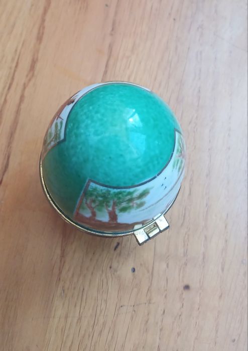 Скринька кераміка яйце