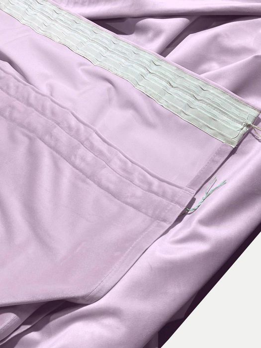 Комплект штор оксамит в ліловому кольорі