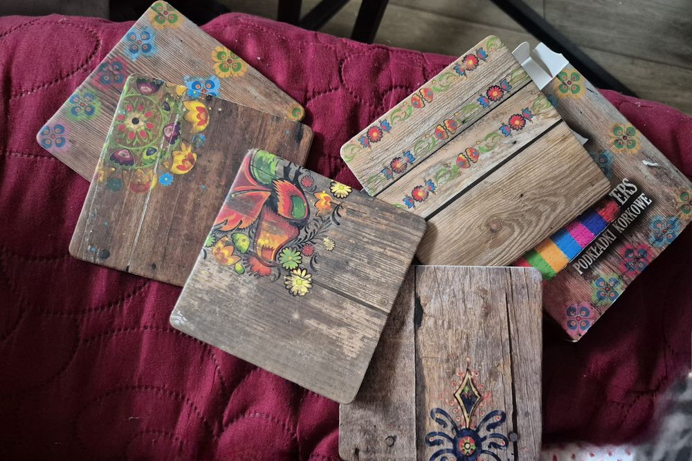 Polska folk podkładki pod kubki