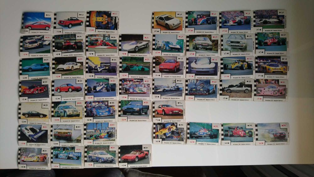 Karty do gry Super Cars Piotrków Trybunalski • OLX.pl