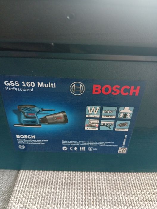 Szlifierka oscylacyjna Bosch Professional GSS 160 Multi + walizka L-BOXX