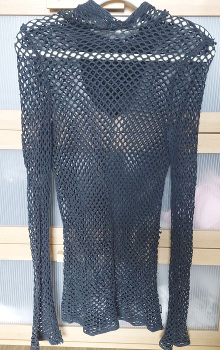 Bluza z siatki z kapturem