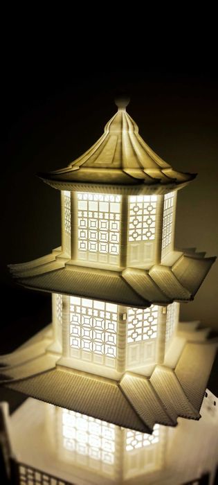 Lampada em forma de pagode