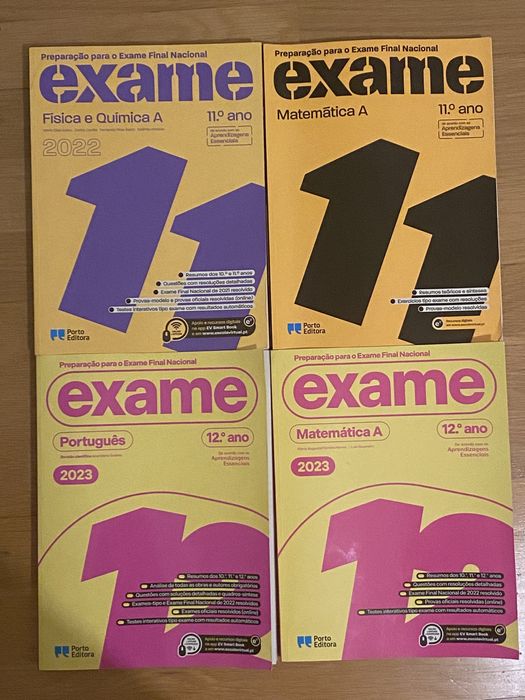 Livros “Preparação para o Exame Final Nacional”