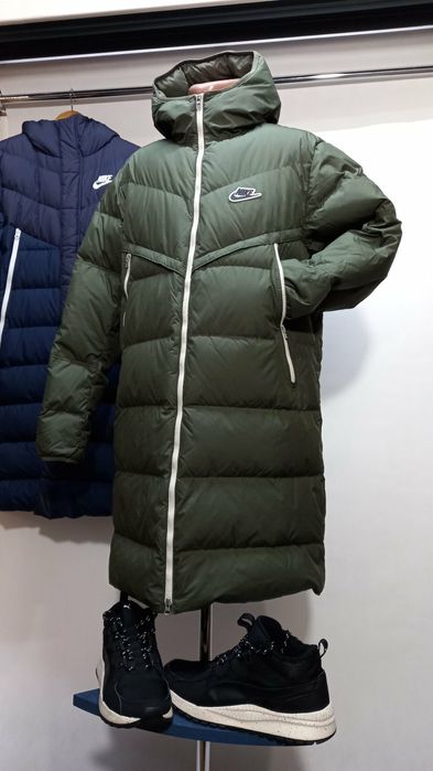 Nike довгий зимовий пуховик