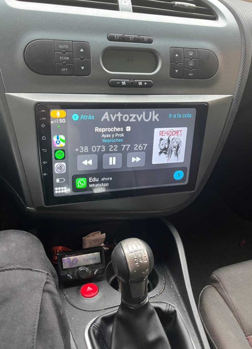 Магнитола LEON Seat ALTEA GPS 2 дин Сеат Леон Алтеа CarPlay Android 15