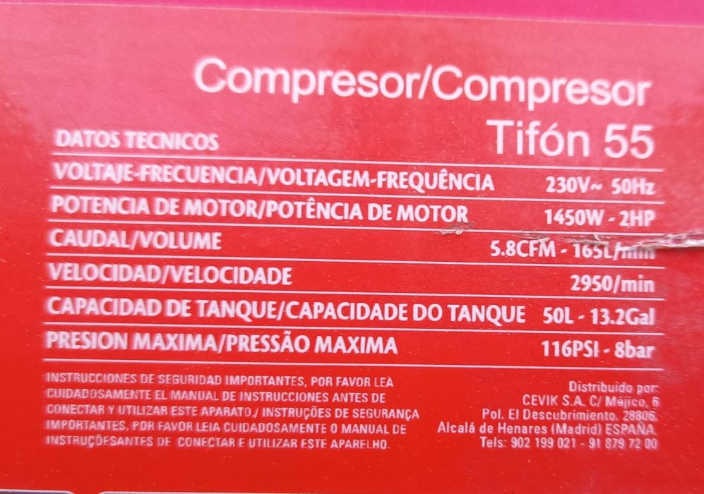 Compressor 50 Litros